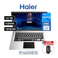 Laptop Haier A140A 14.1" HD Celeron N4020 4GB DDR4 128GB SSD Freedos